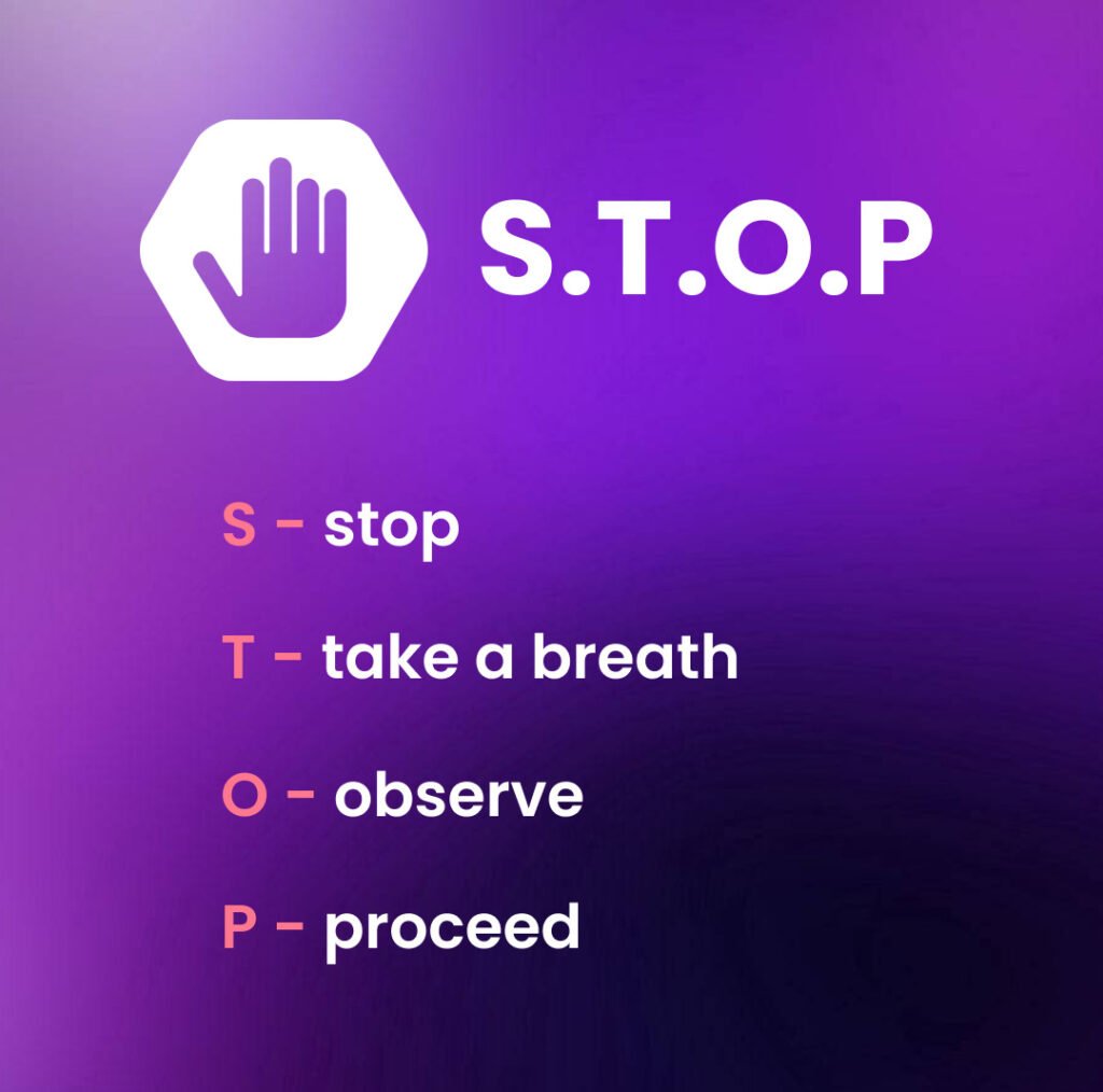 The STOP method