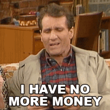 A gif of Al Bundy opening his empty wallet and going 